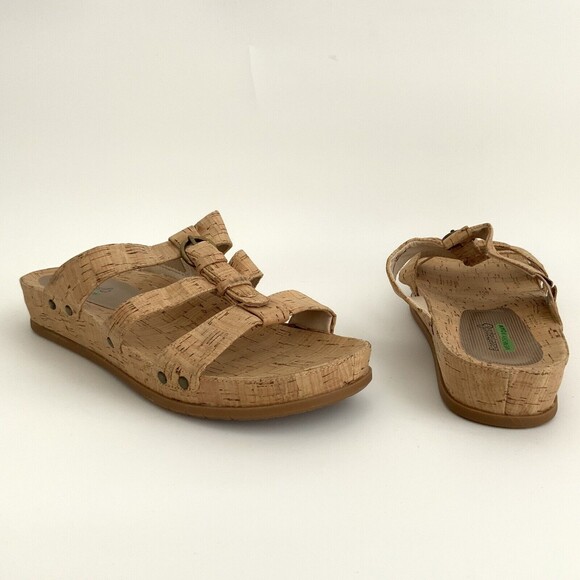 Baretraps Sandals Cella Cork Open Toe Mule Tan 11 - Picture 3 of 10